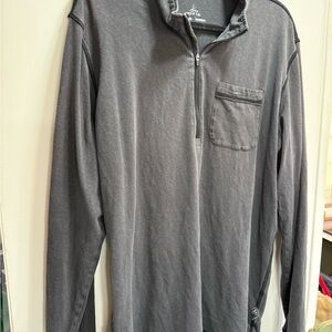 Prana Gray Quarter-Zip Pullover